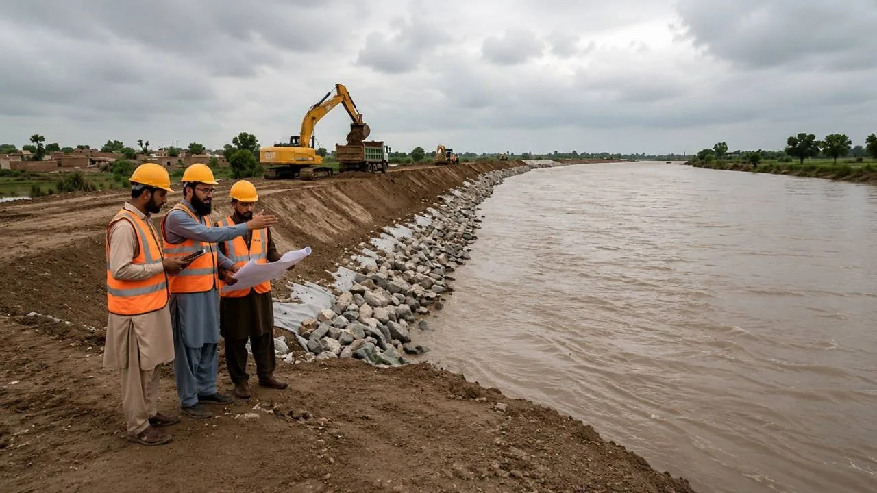 River Ravi Flood Bund Survey Tender 2026 in Narowal