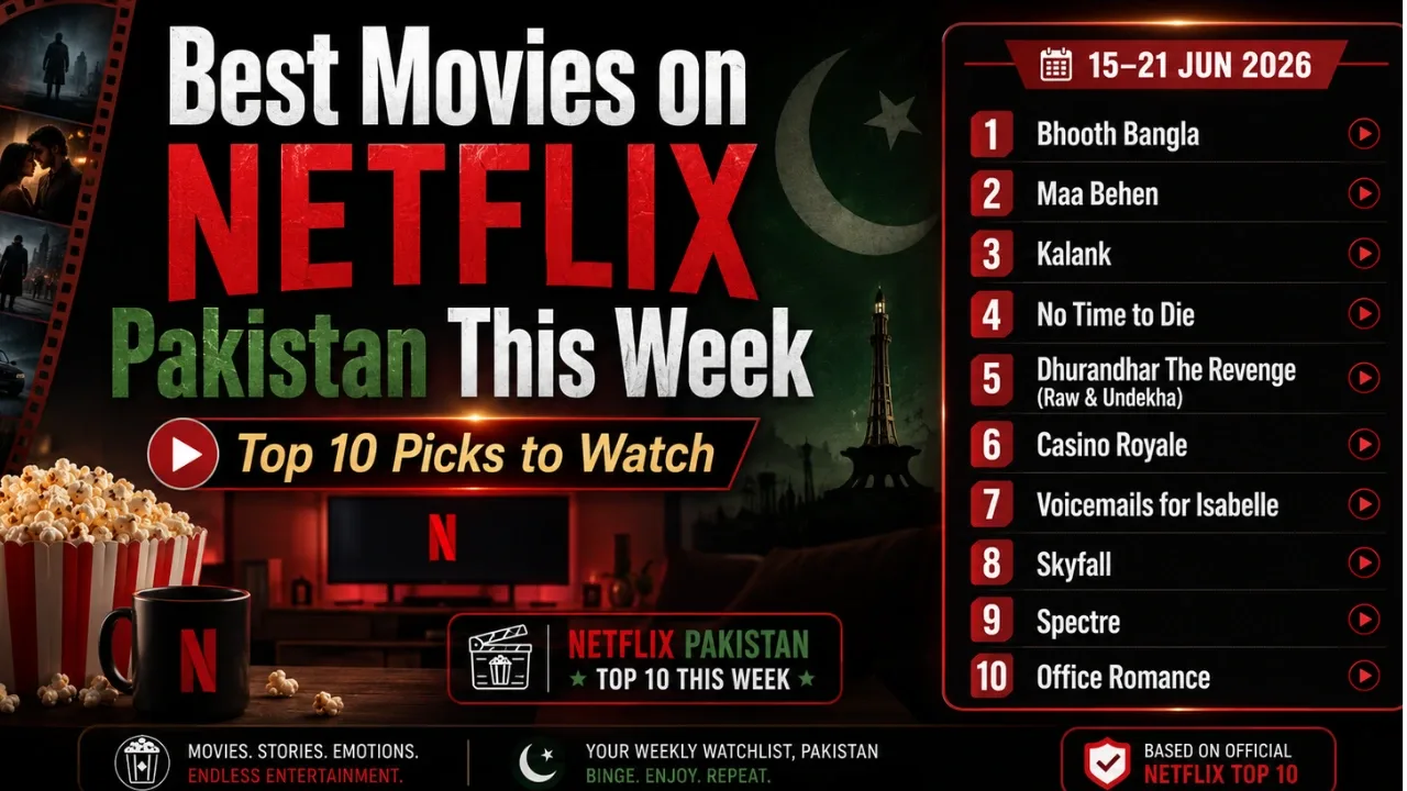 Best Movies on Netflix Pakistan This Week: Top 10 Picks to Watch