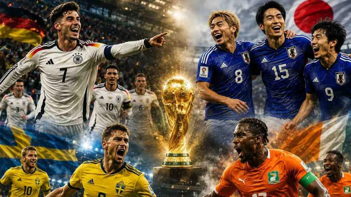 FIFA World Cup 2026 Results: Germany, Japan, Sweden & Ivory Coast