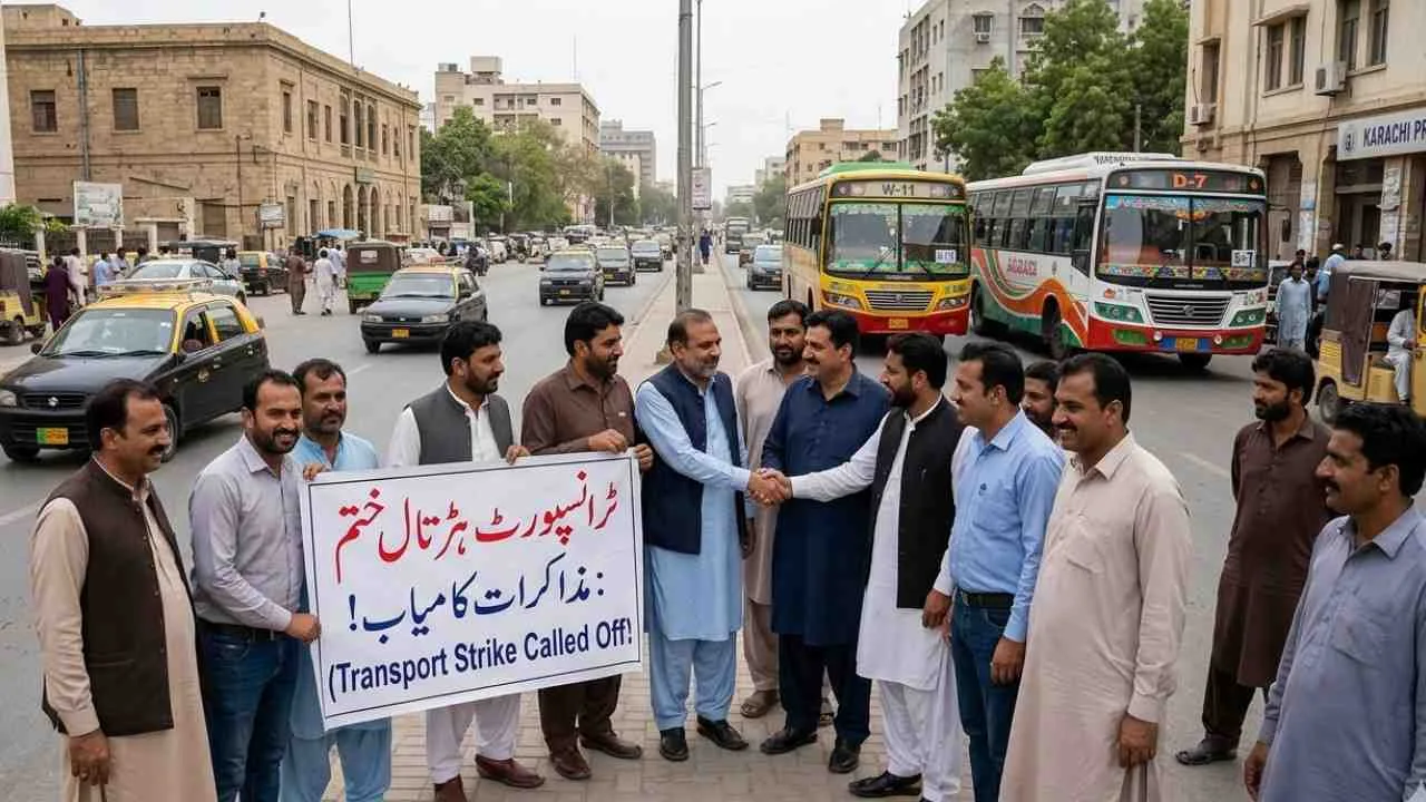 Transport Strike Called Off in Karachi After Successful Talks
