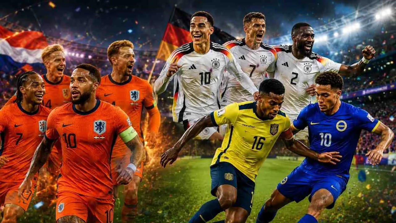 FIFA World Cup 2026: Netherlands, Germany & Ecuador Match Updates