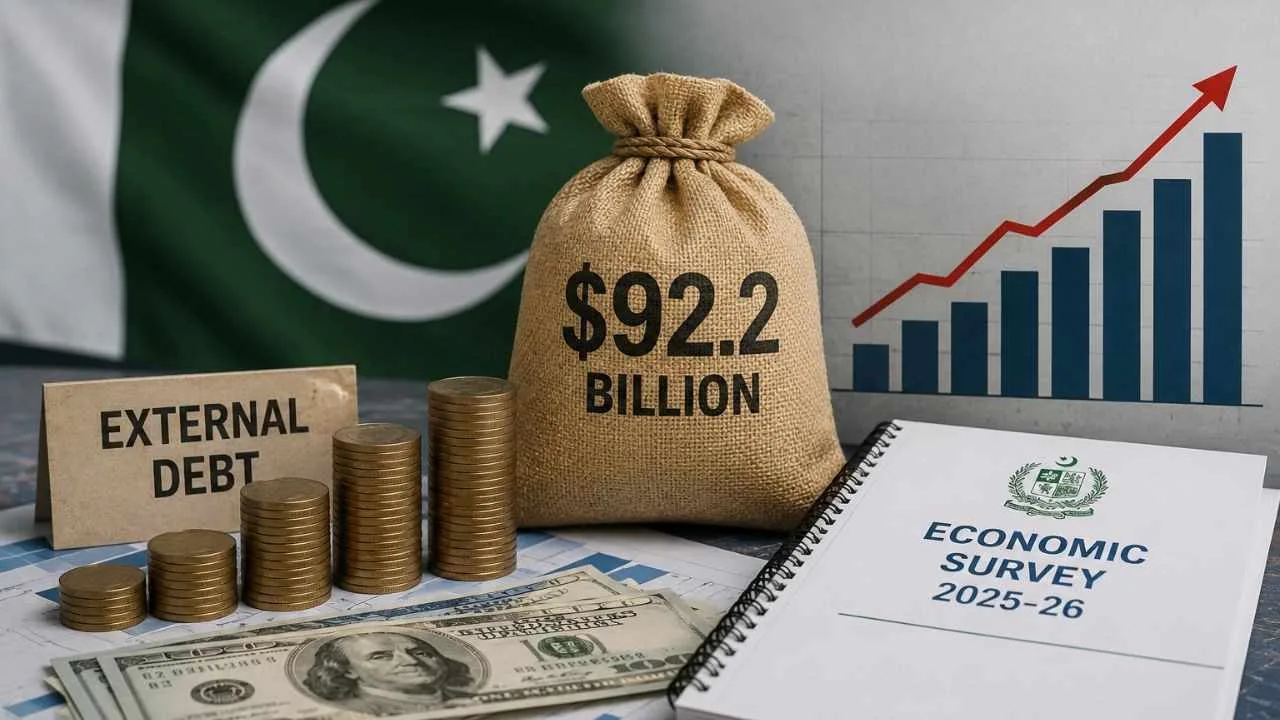 Pakistan Govt External Debt Hits $92.2B by March 2026 Economic Survey