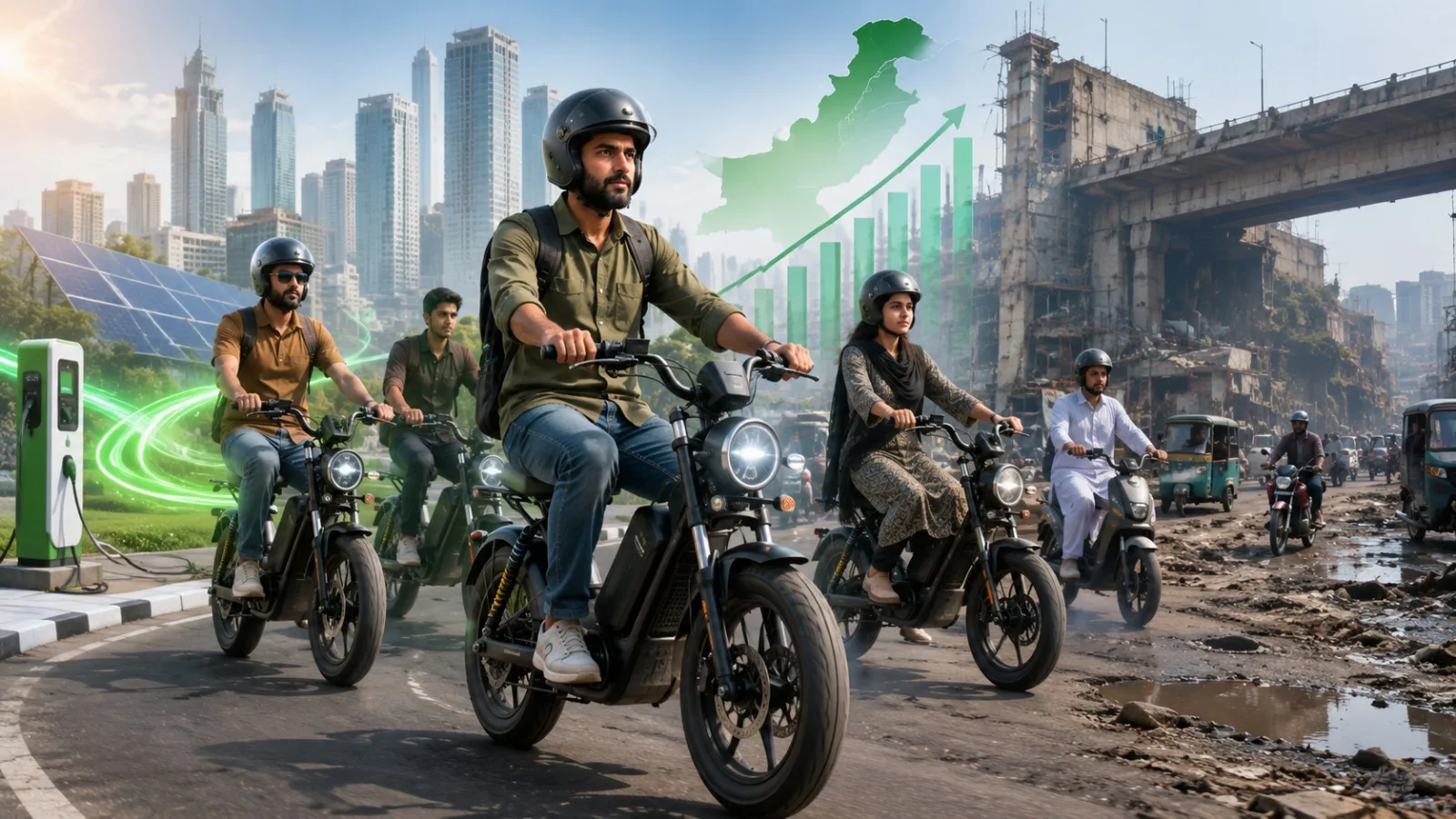 Electric Bikes Surge in Pakistan Amid Infrastructure Gaps