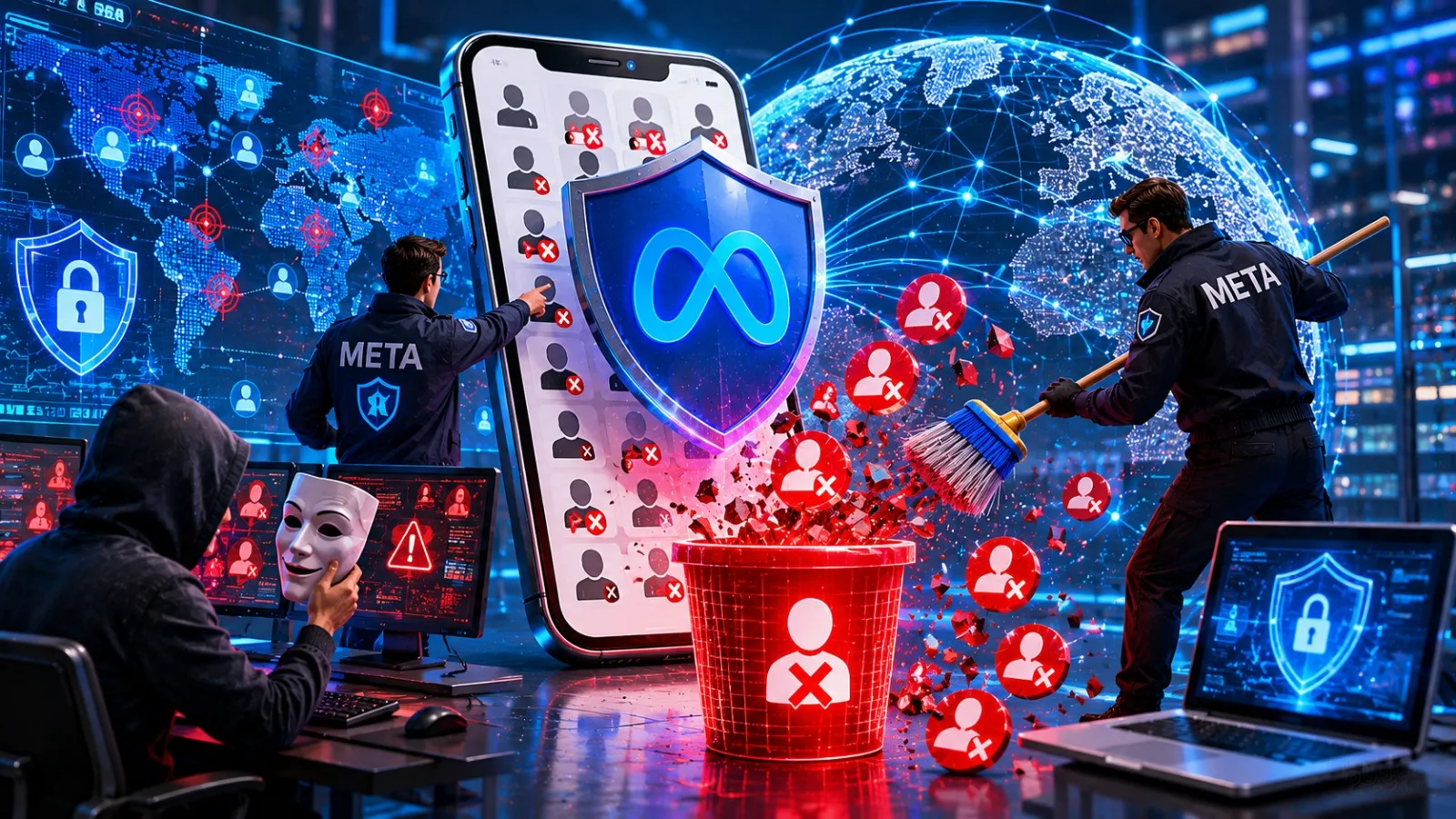 Meta Removes 1M Scam Accounts in Global Operation