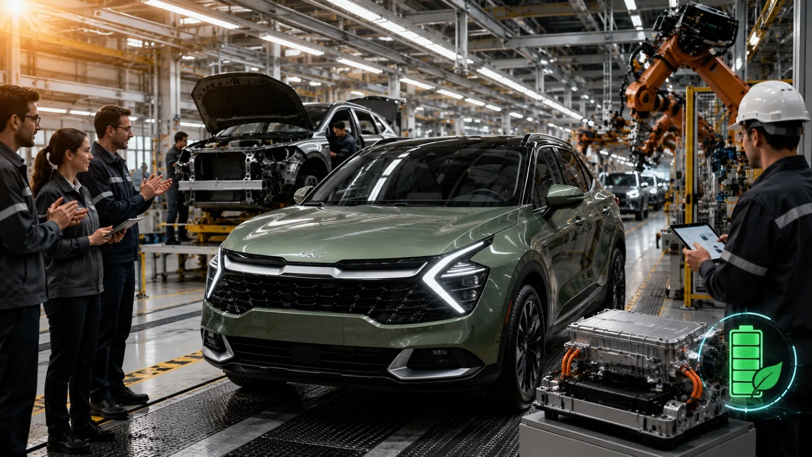Kia Launches Sportage Hybrid Production