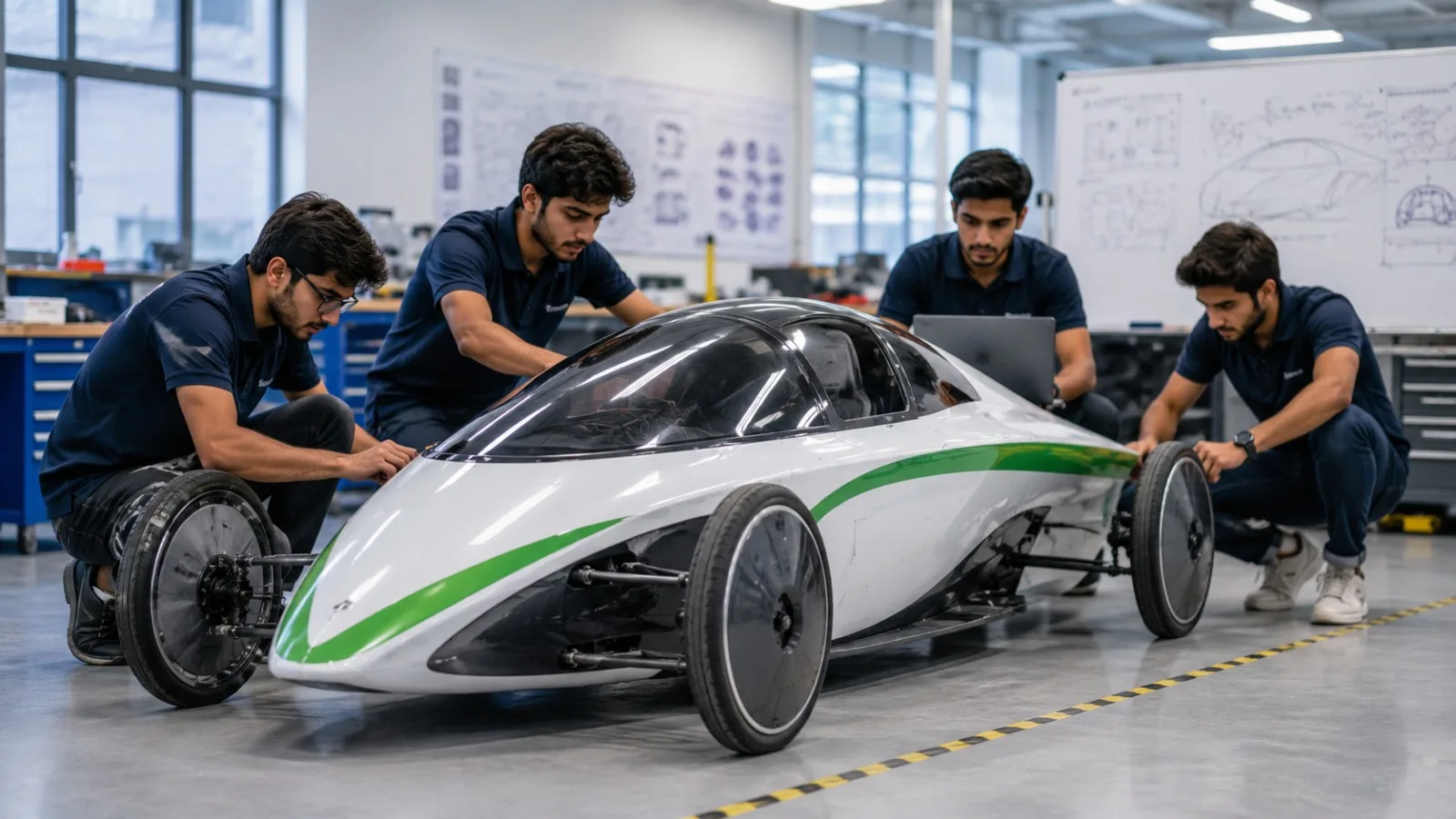 Students Build 900 km/l Car on One Liter Fuel