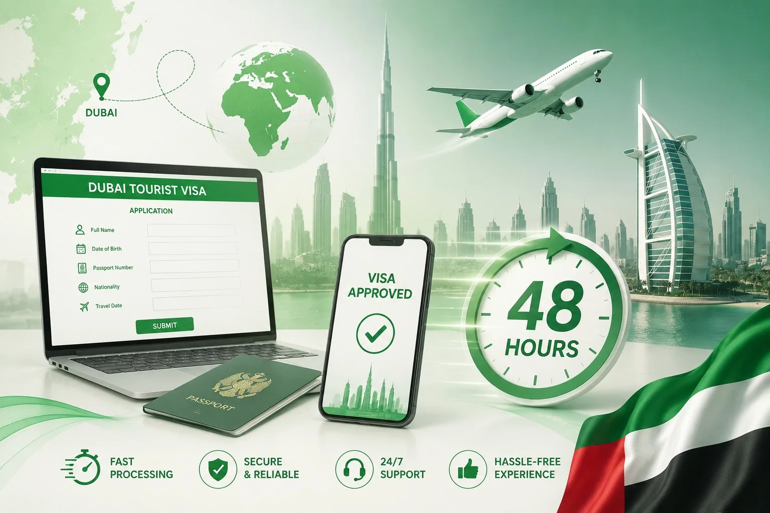 Dubai Tourist Visa Within 48 Hours: Fast Track Guide for Pakistan Travelers