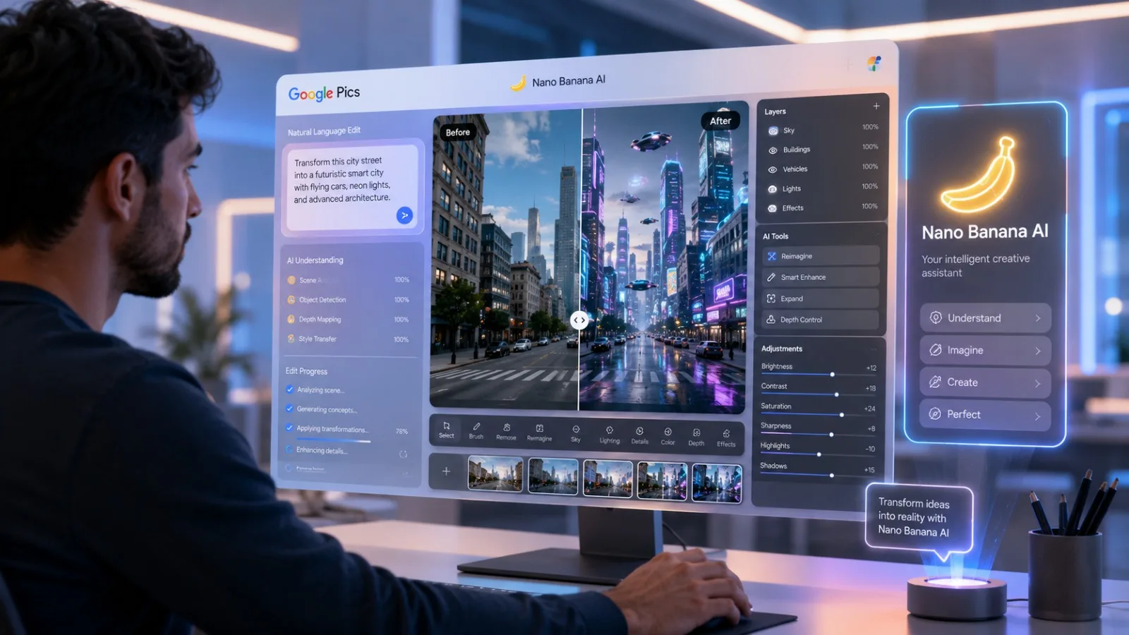 Google Pics Uses Nano Banana to Give Users Precise AI Image Control