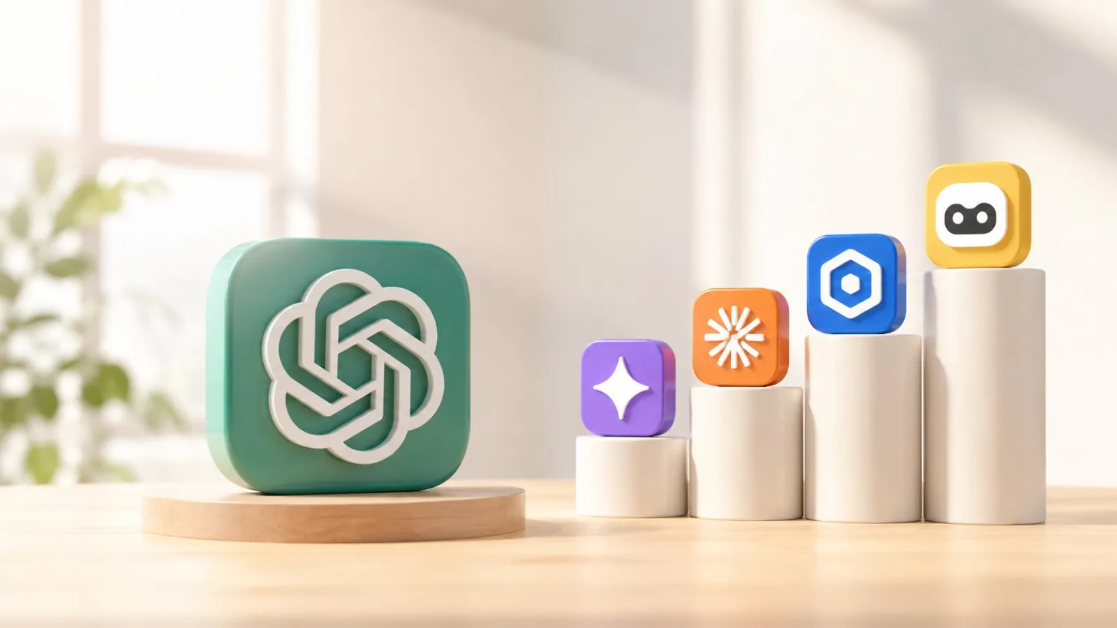 ChatGPT Loses Majority Market Share for First Time as AI Rivals Grow