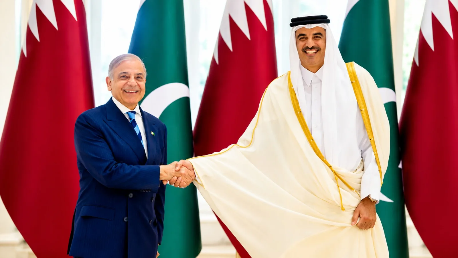 PM Shehbaz, Qatari Emir Welcome Progress in US-Iran Talks, Pledge Continued Support