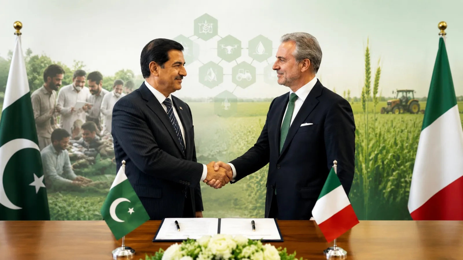 Pakistan, Italy Sign Rs6.3 Billion Agreement to Boost Agricultural Training