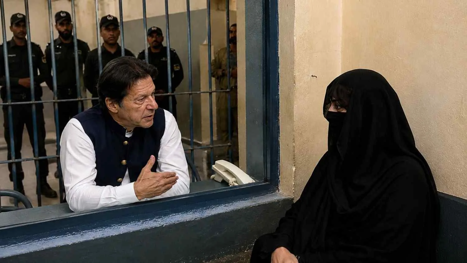 PTI Founder, Bushra Bibi Meet at Adiala Jail