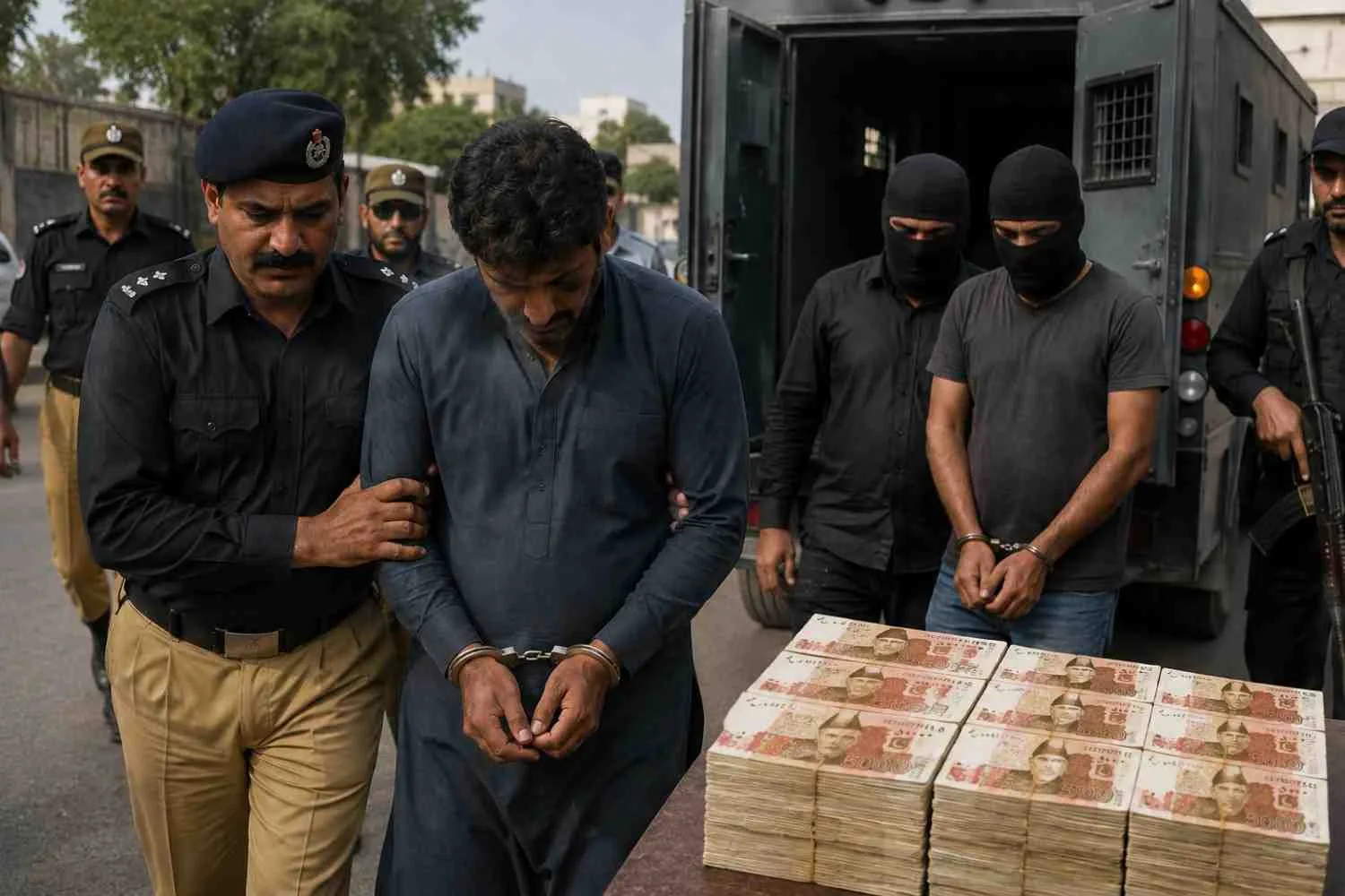 Karachi Rs300 Mln Robbery: Cash Van Driver Arrested, Guards Held