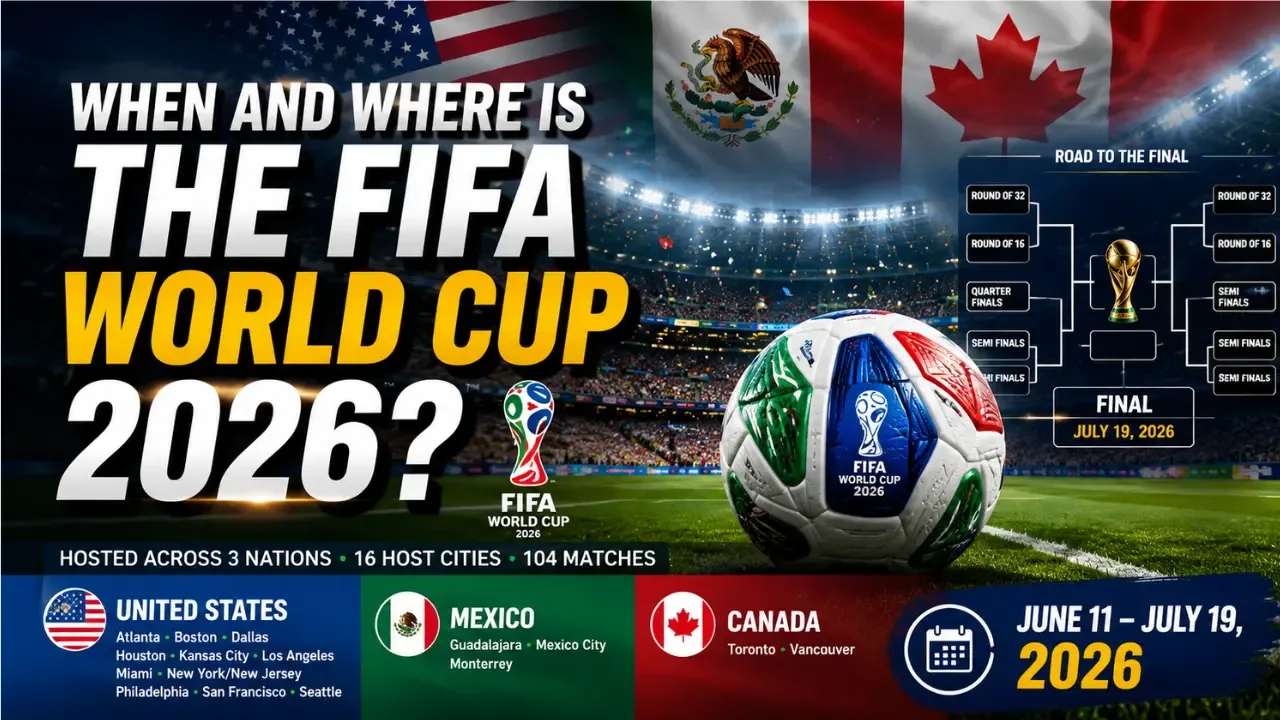 When and Where Is the FIFA World Cup 2026?