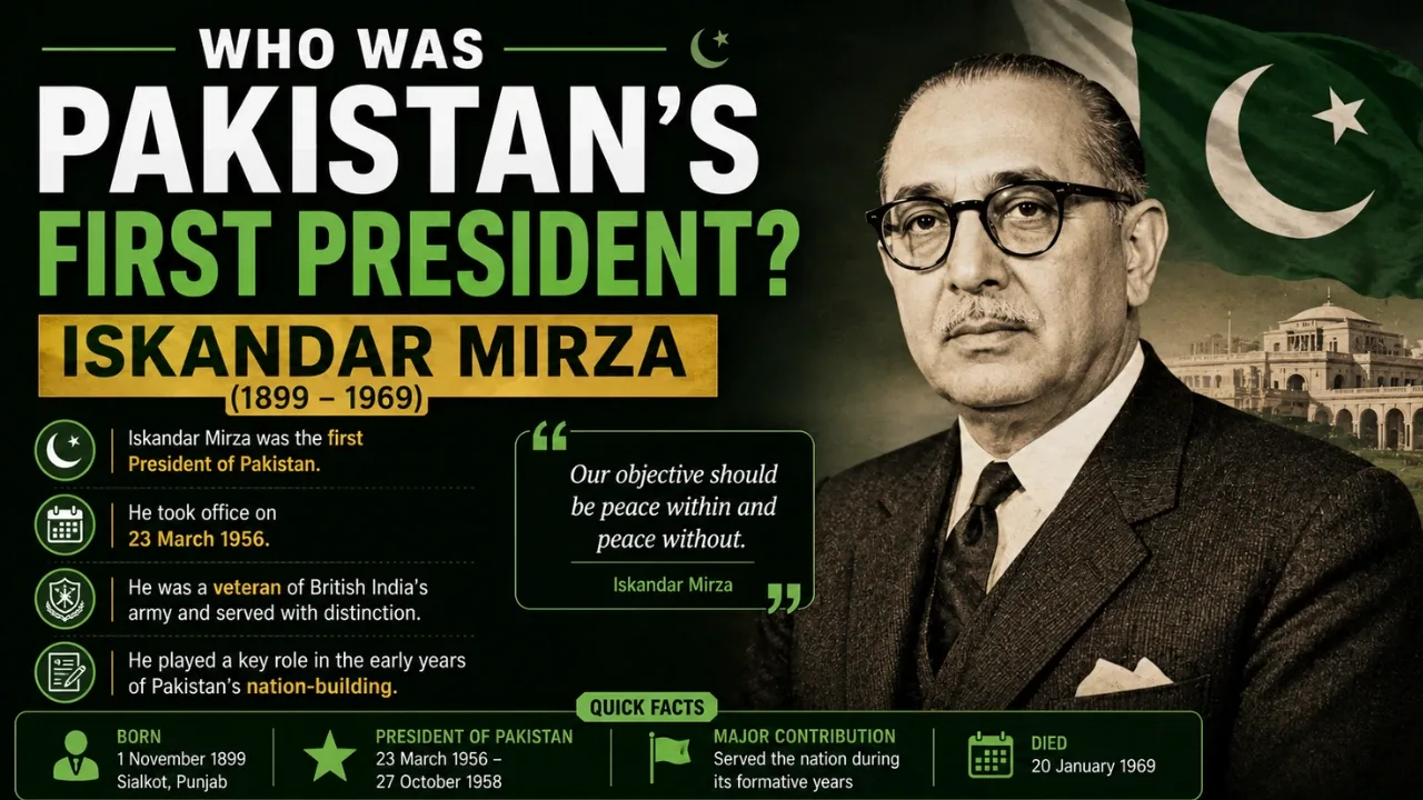 Who Was Pakistan’s First President?