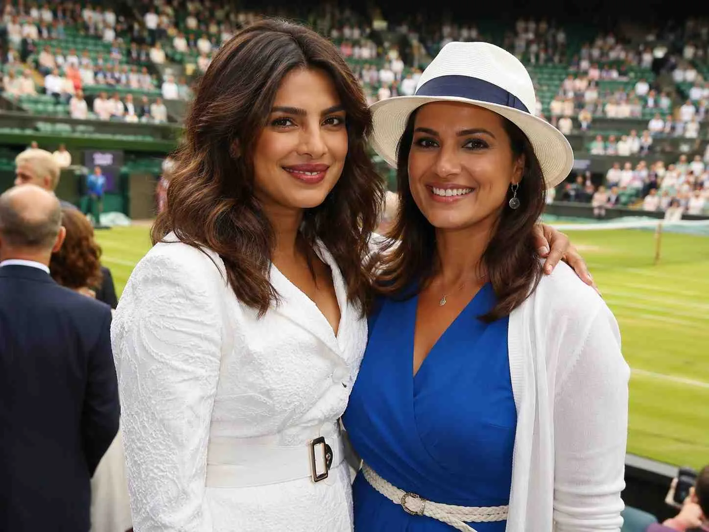 Priyanka Chopra Lara Dutta Reunion at Wimbledon