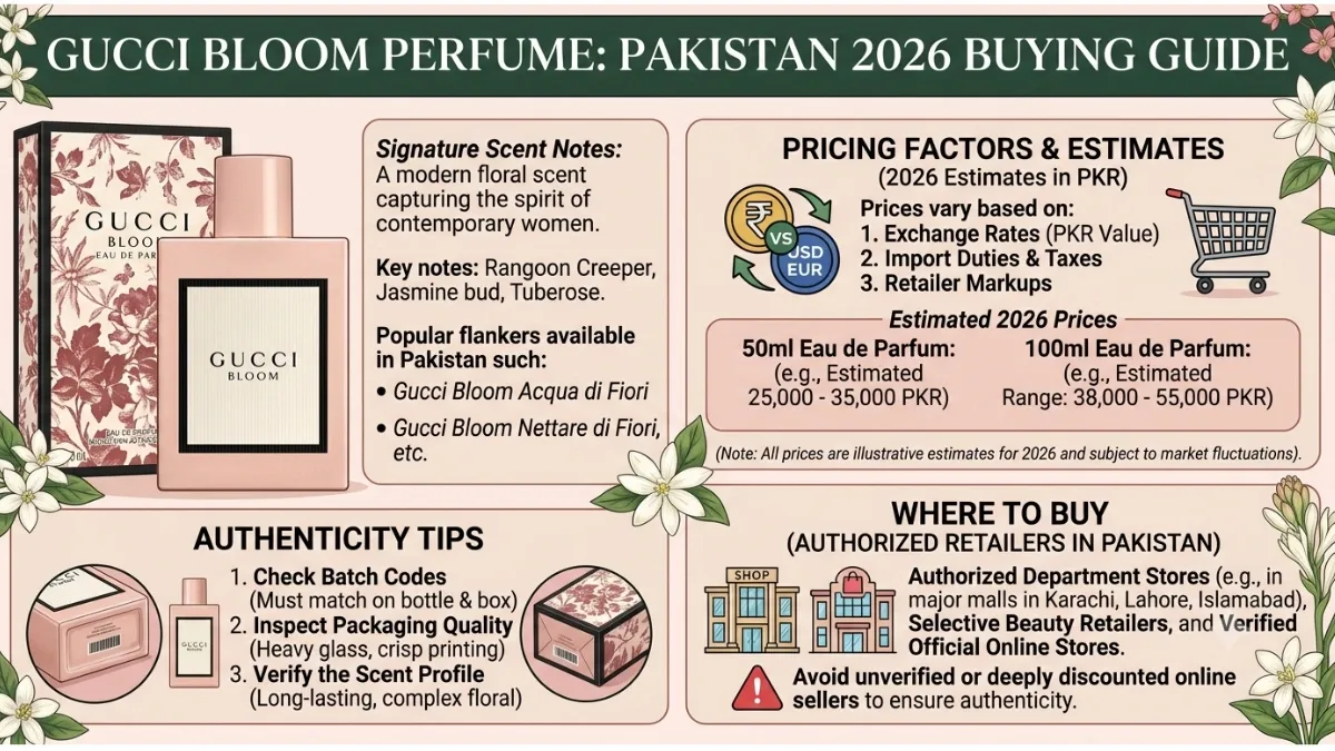 Gucci Bloom Perfume Price in Pakistan 2026