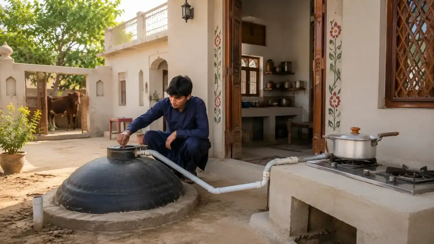 Karachi Youth Turns Kitchen Waste Into Biogas Amid Gas Crisis