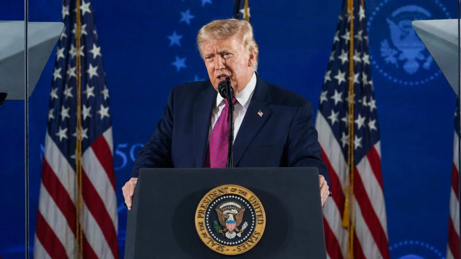 Trump Claims US Destroyed Iran's Military Power in Anniversary Speech