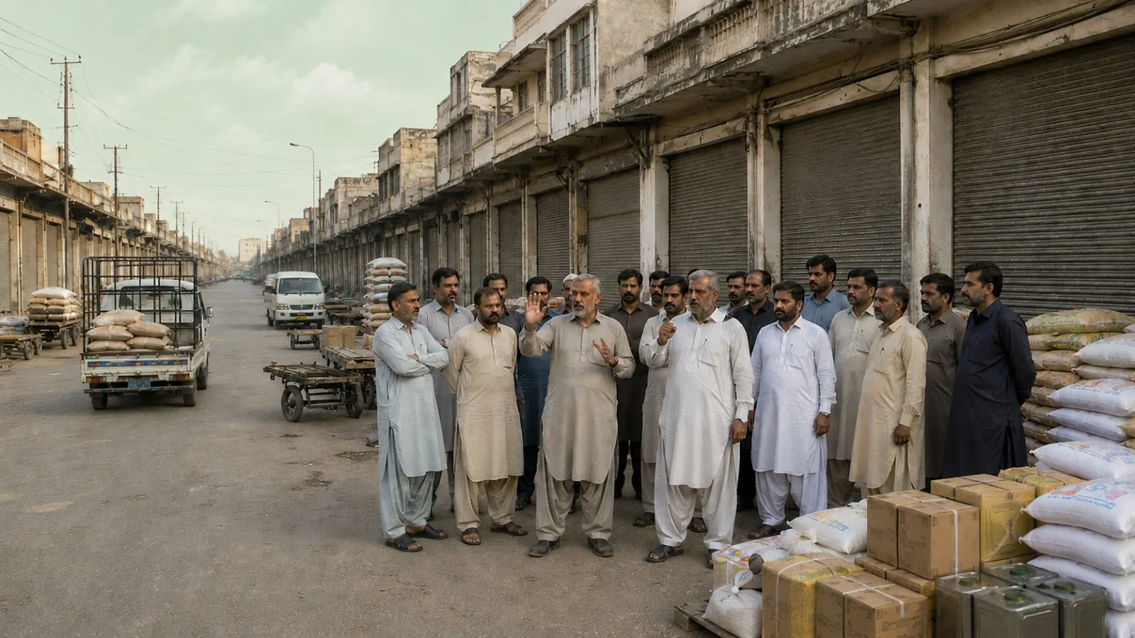 Karachi Traders Announce Shutdown, Food Supplies to Be Suspended