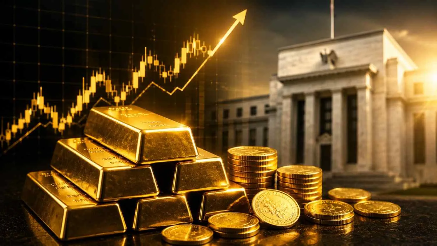 Gold steady near two-week high as Fed rate bets ease