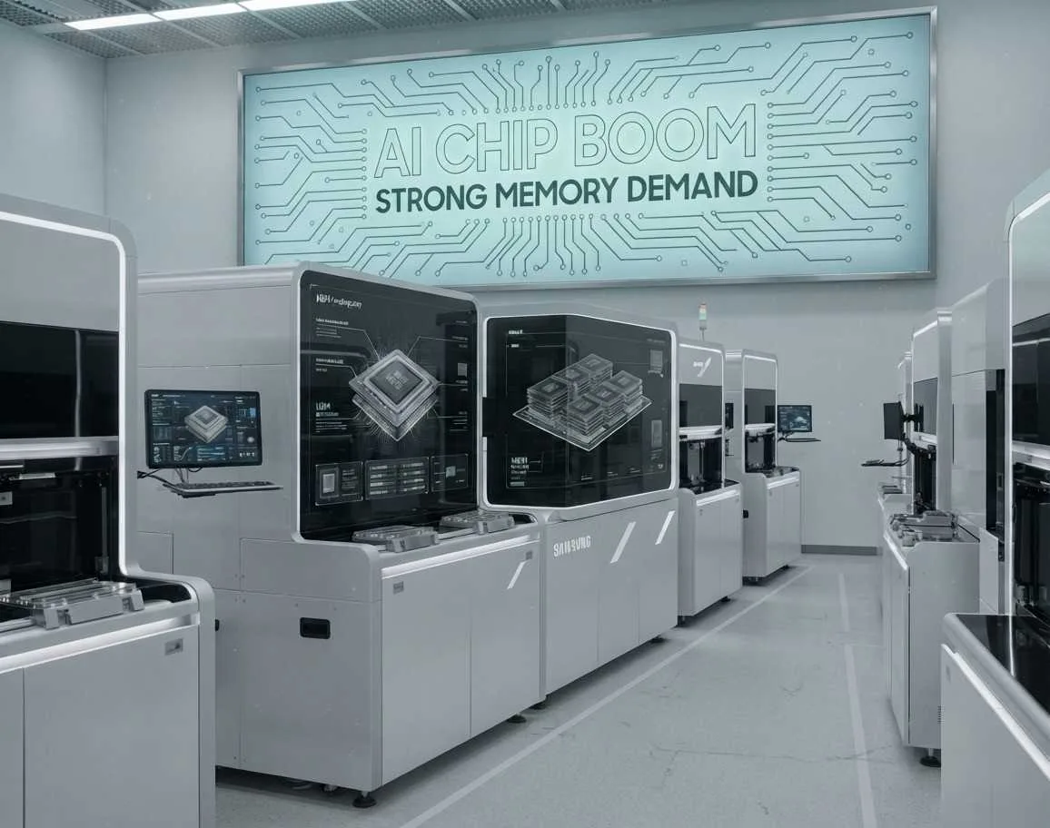 Samsung Expects 1,800% Profit Leap on AI Chip Boom