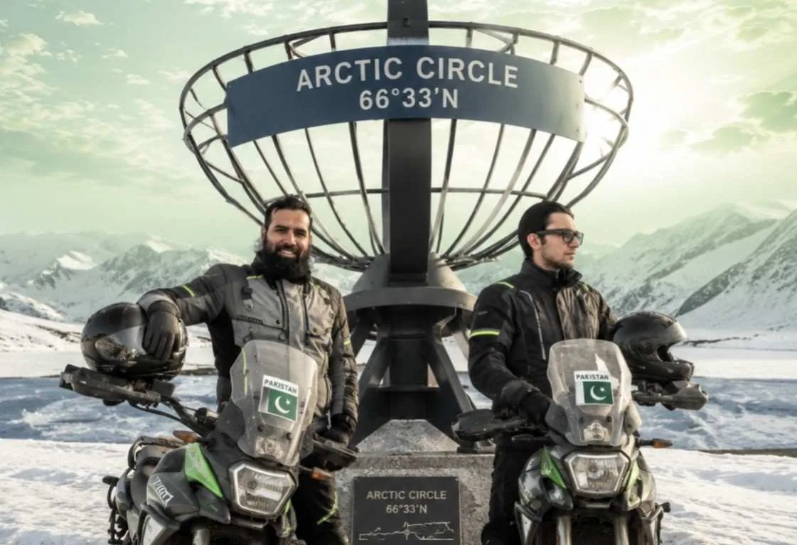 Pakistani Bikers Reach Arctic Circle: Historic Journey
