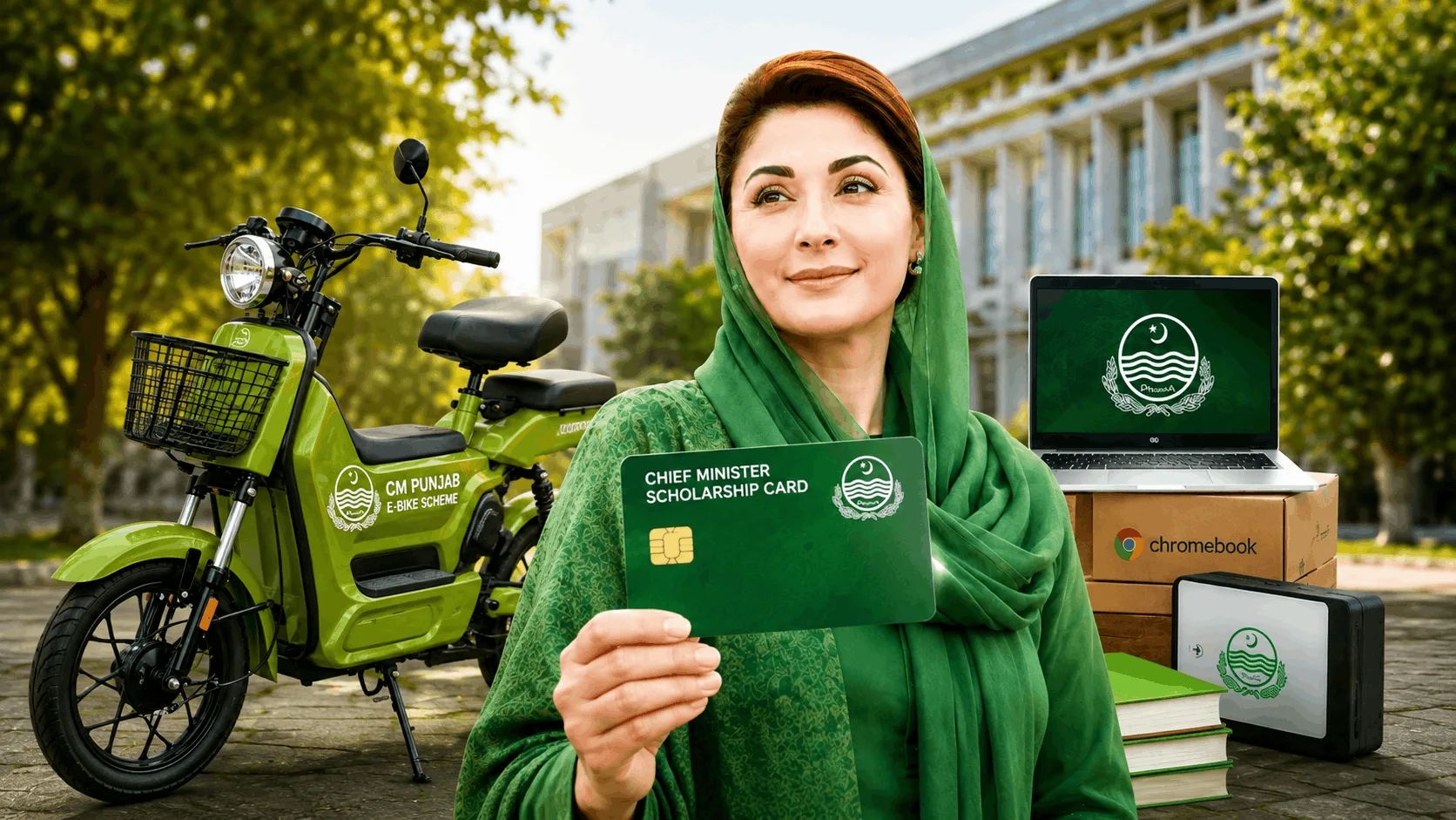 Hunarmand Punjab Scholarship Card 2026: Apply for E-Bike & Laptop